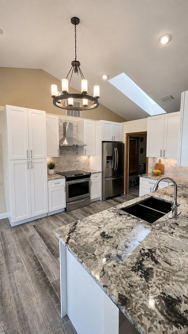 Remodeled kitchen in a Lakewood Ranch home