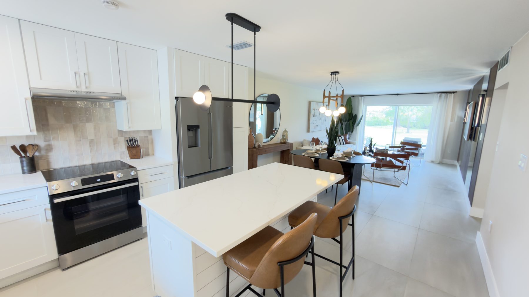 Open kitchen remodel in a Sarasota home